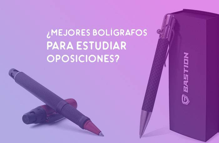 ¿Cómo son los mejores bolígrafos para estudiar oposiciones?